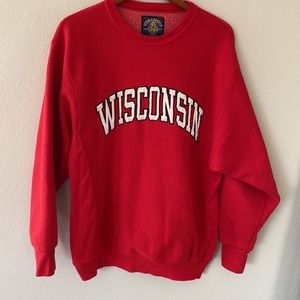 Retro Wisconsin Badgers Crewneck